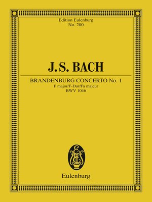 cover image of Brandenburg Concerto No. 1 F major